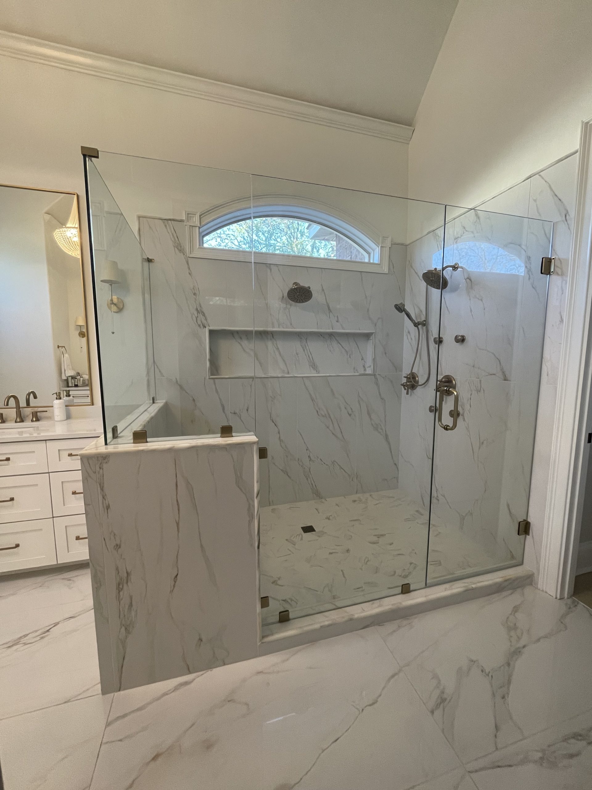 Bathroom shower tile design