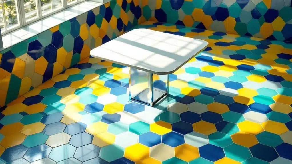 bold geometric tile designs
