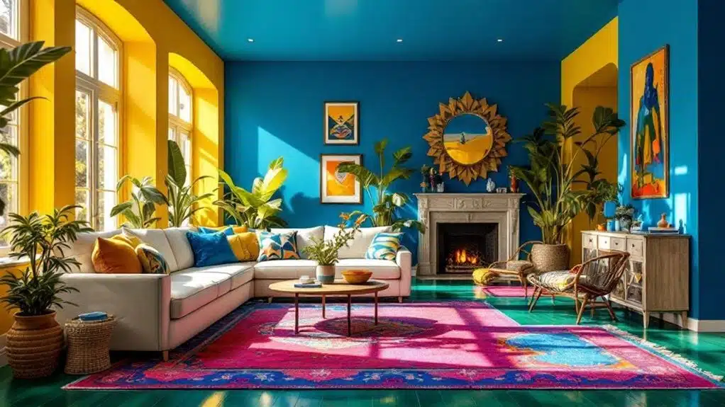 bold colors enhance homes