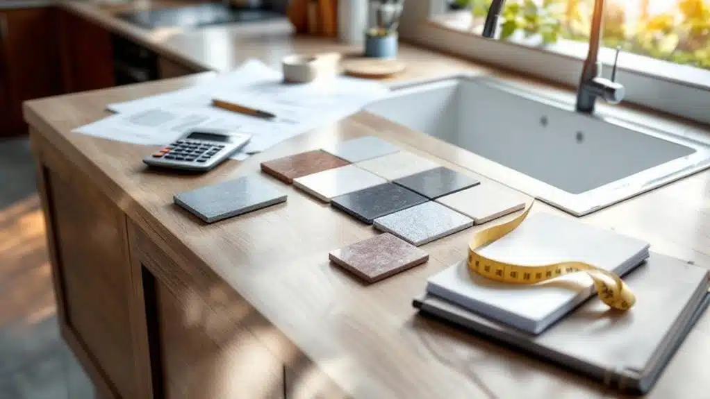 budgeting for countertop replacement