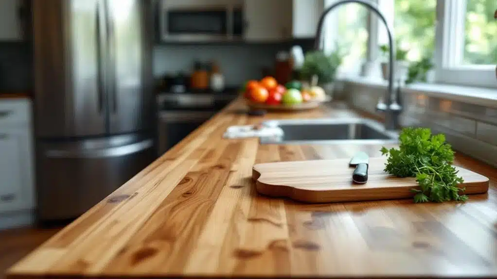 butcher block countertop care