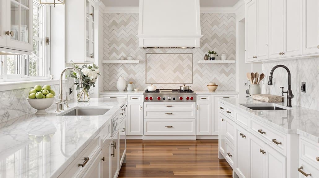 How to Match Your Countertops With Your Flooring and Backsplash