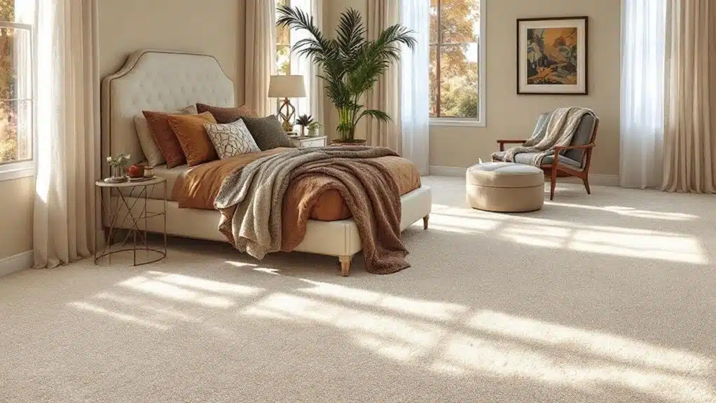 cozy bedroom carpet options