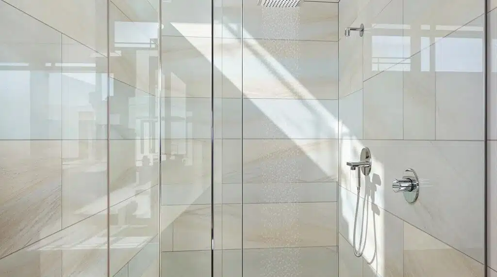 custom large tile showers