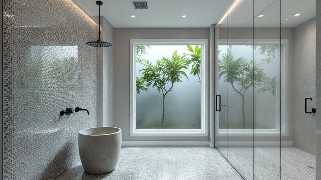custom showers enhance aesthetics