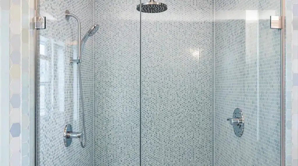 custom tile shower renovation