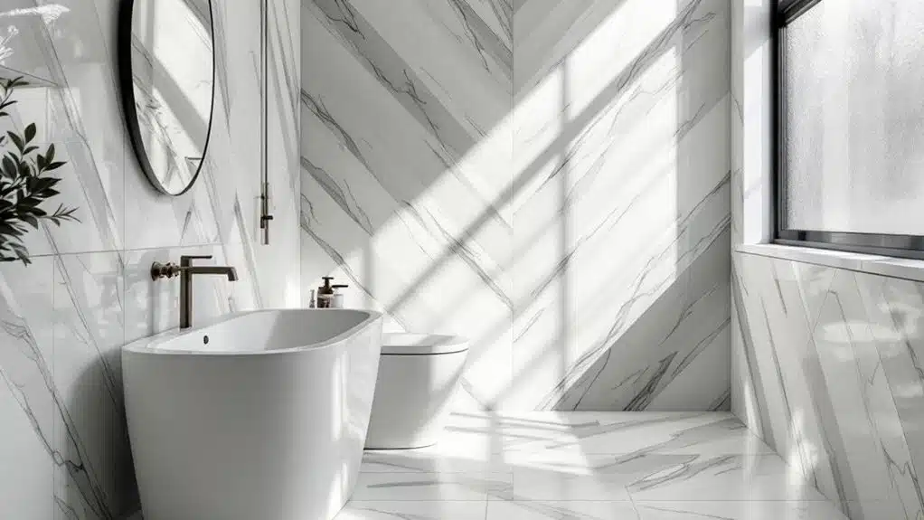 dynamic diagonal tile patterns