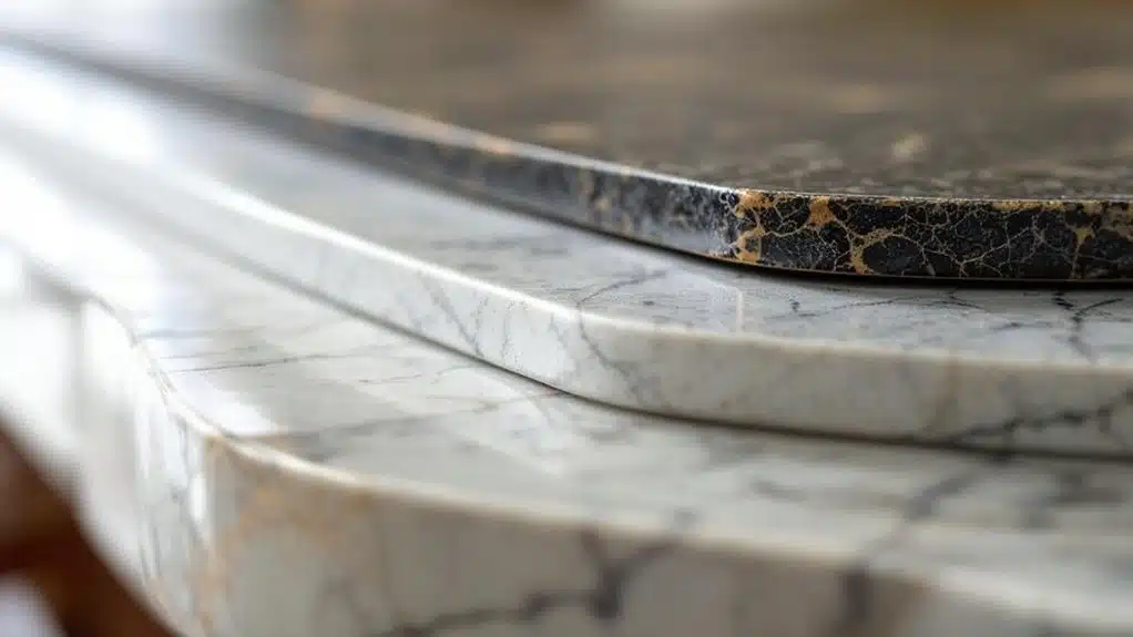 edge profiles enhance aesthetics