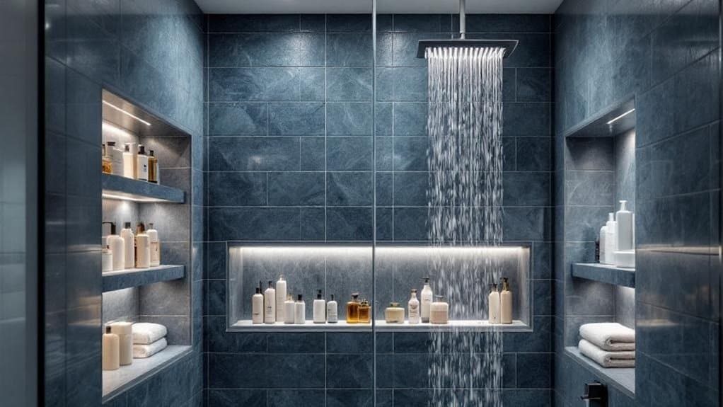 functional shower storage solutions