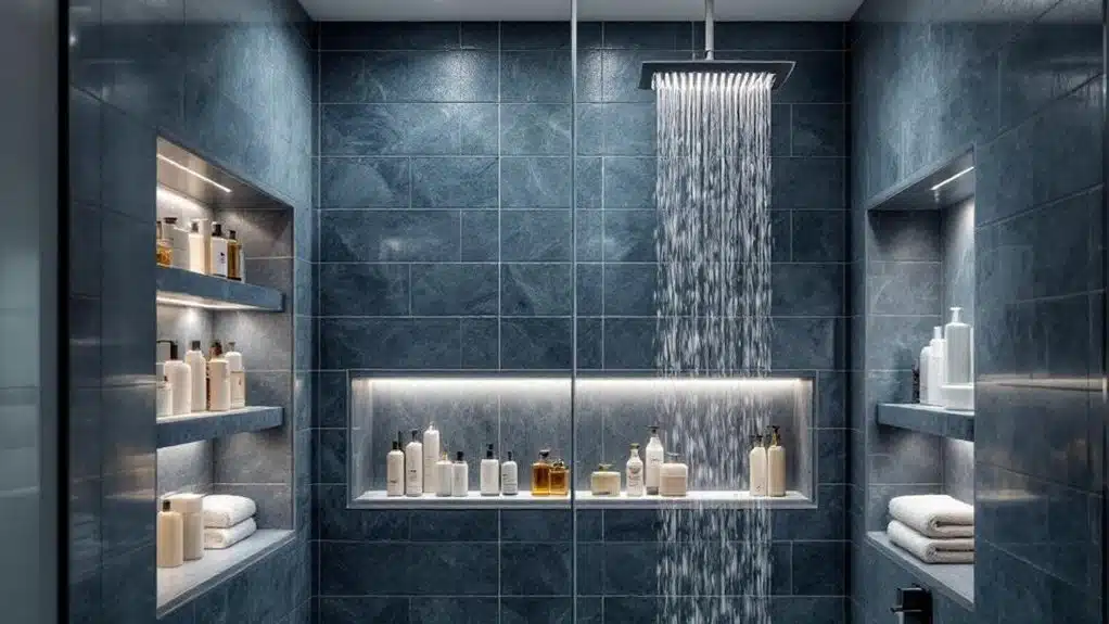 functional shower storage solutions