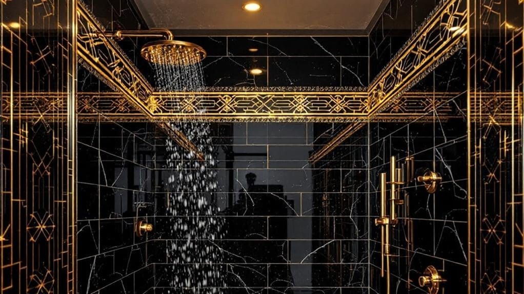 luxury black and gold