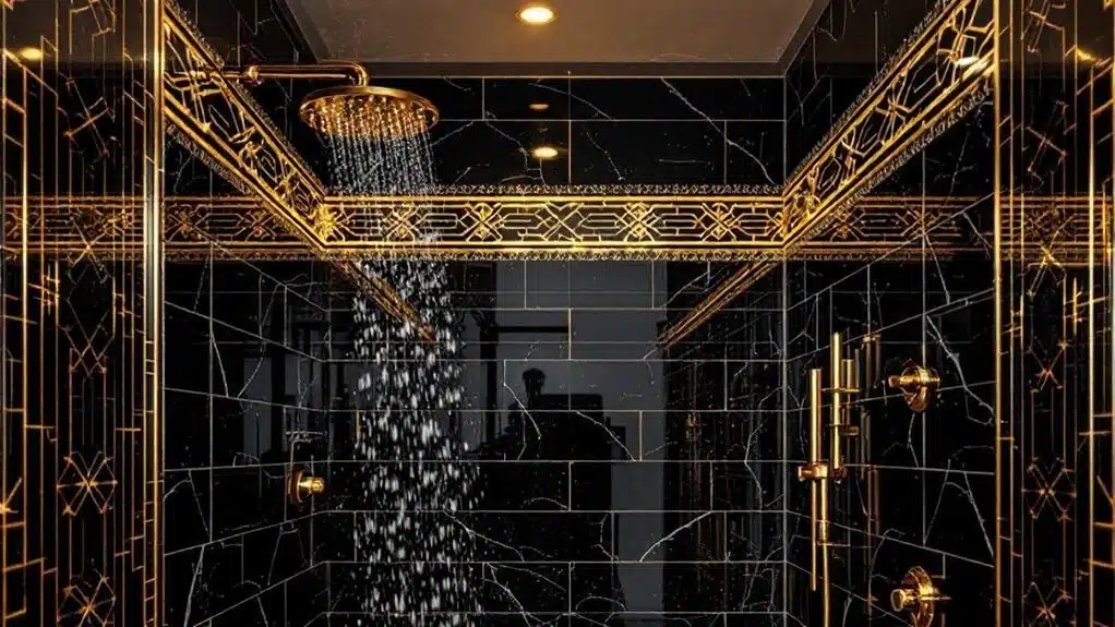 luxury black and gold