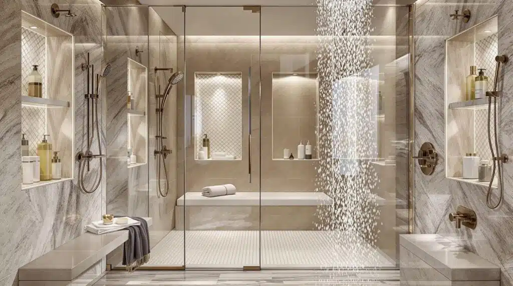luxury shower features evaluation