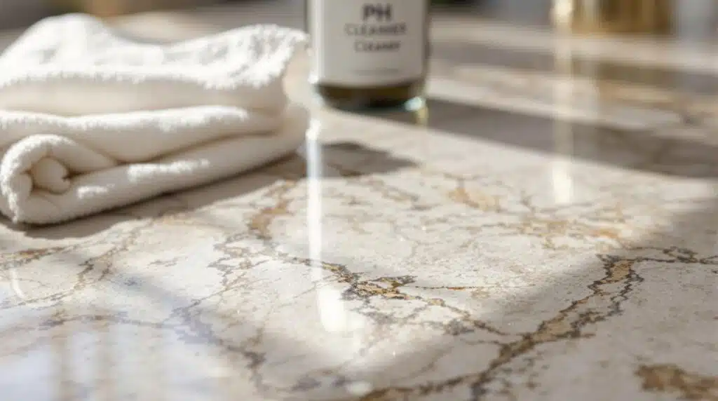 maintain stone countertop care