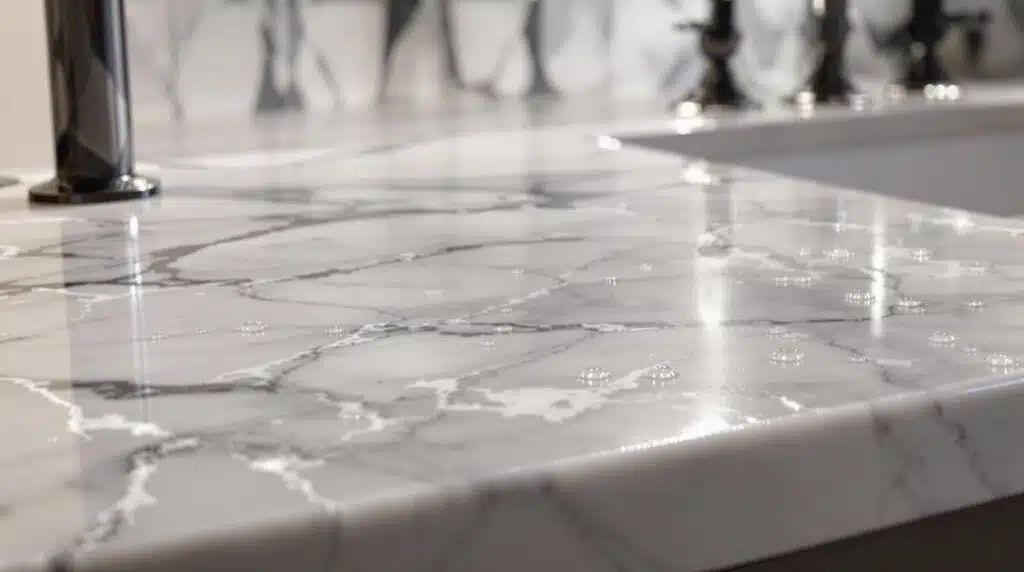 moisture resistant bathroom countertops