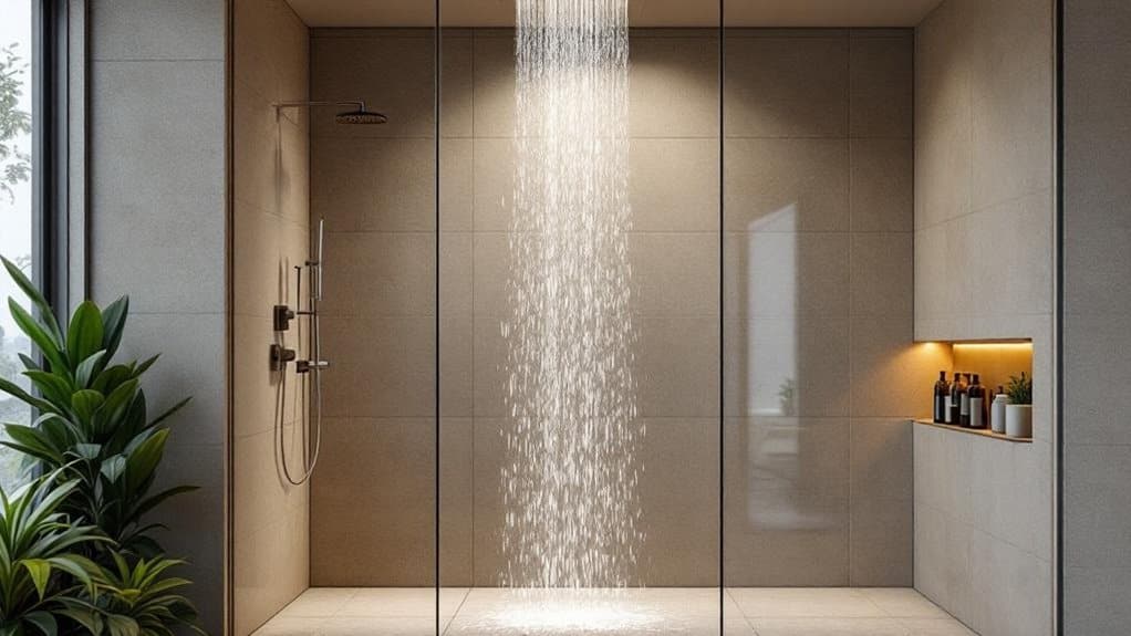 multi functional shower designs maximize space