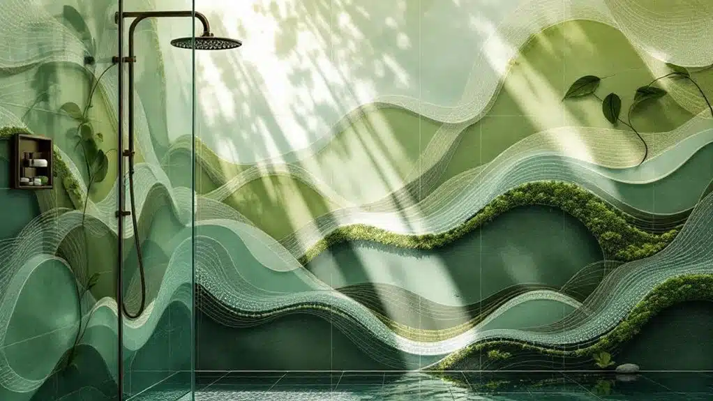 nature inspired shower design