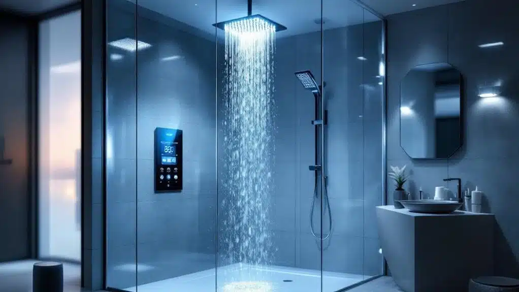 smart shower convenience features