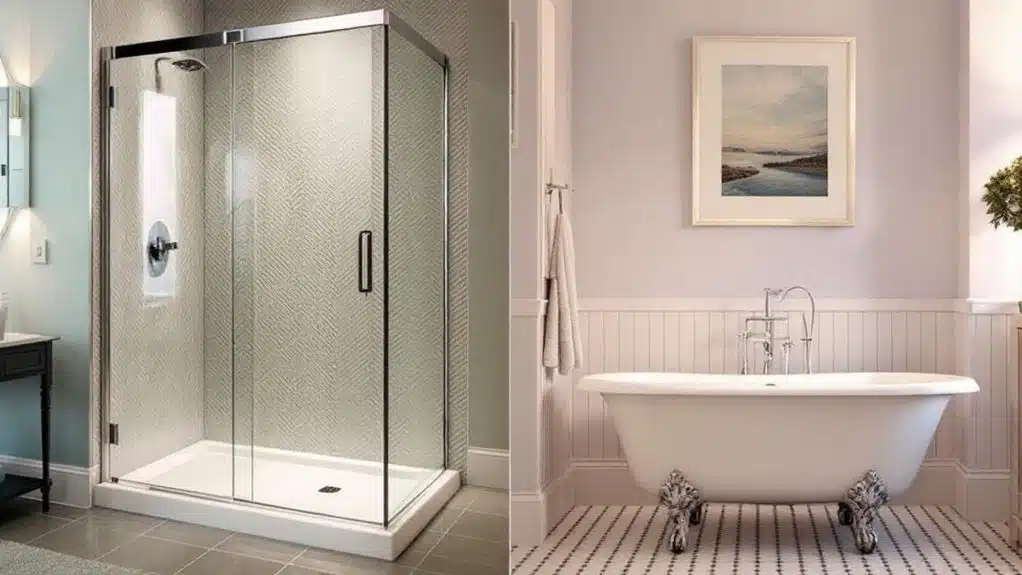 stylish efficient walk in showers