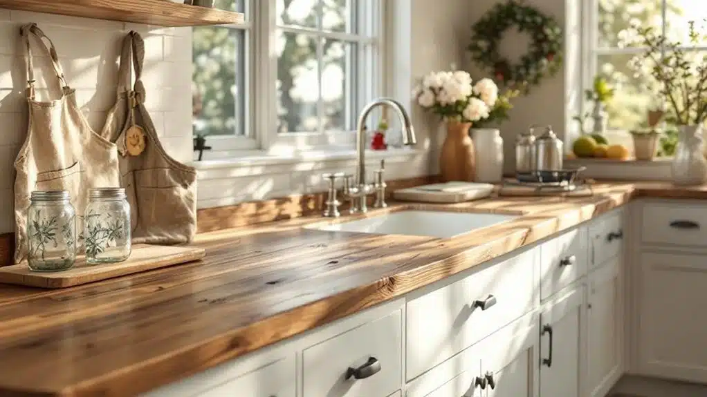 timeless rustic farmhouse countertops