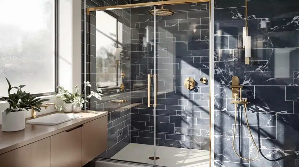 transformative custom shower design