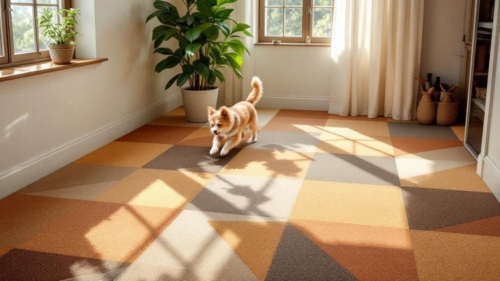 versatile easy maintenance carpet tiles