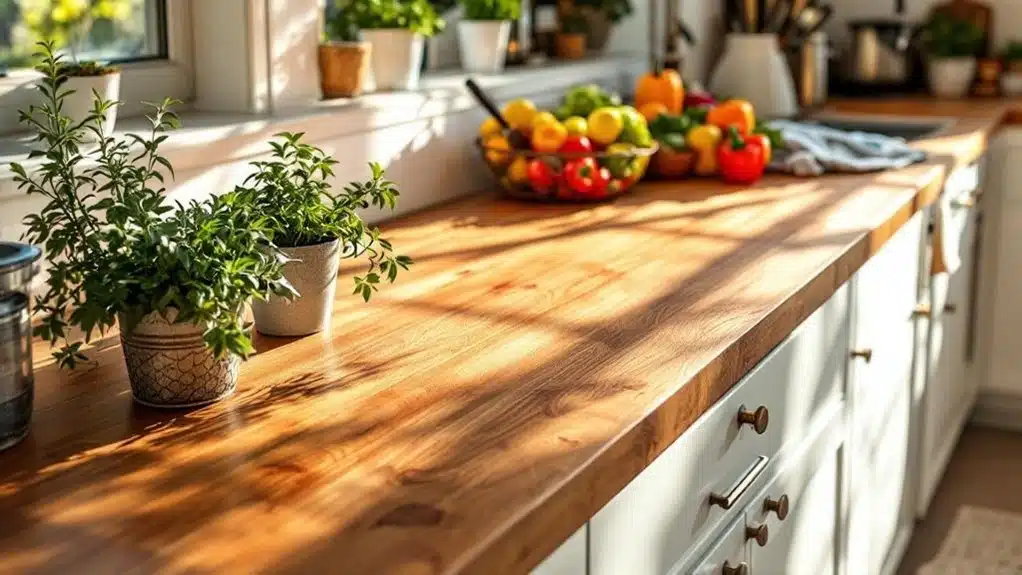 warm functional butcher block