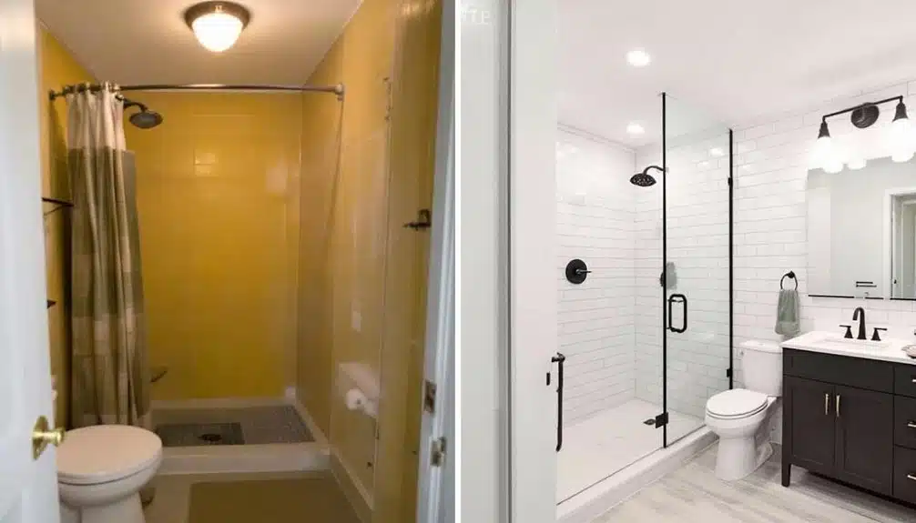 efficient master bath redesign