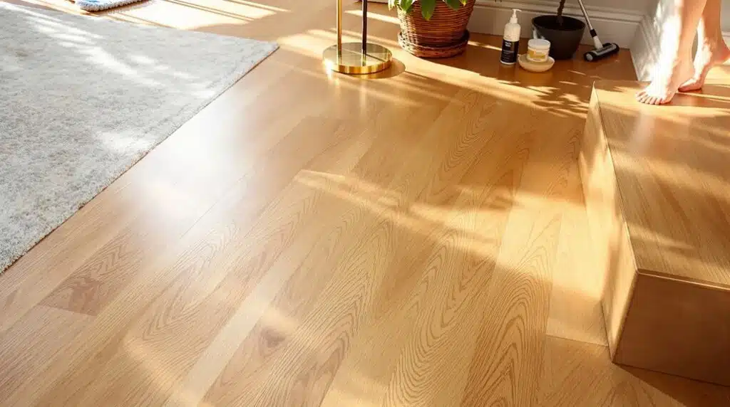 maintain hardwood floor beauty