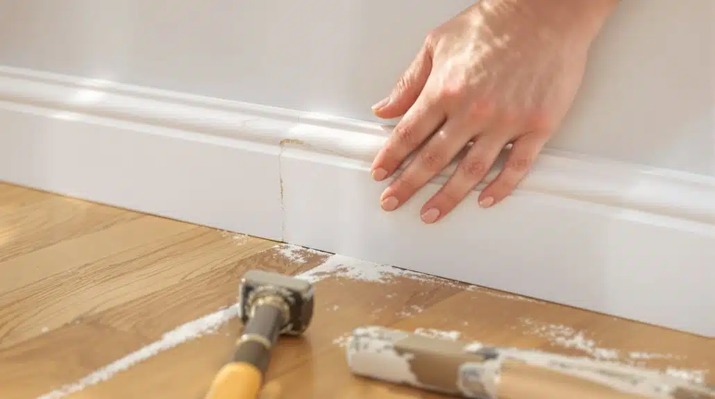 assess baseboards for reuse
