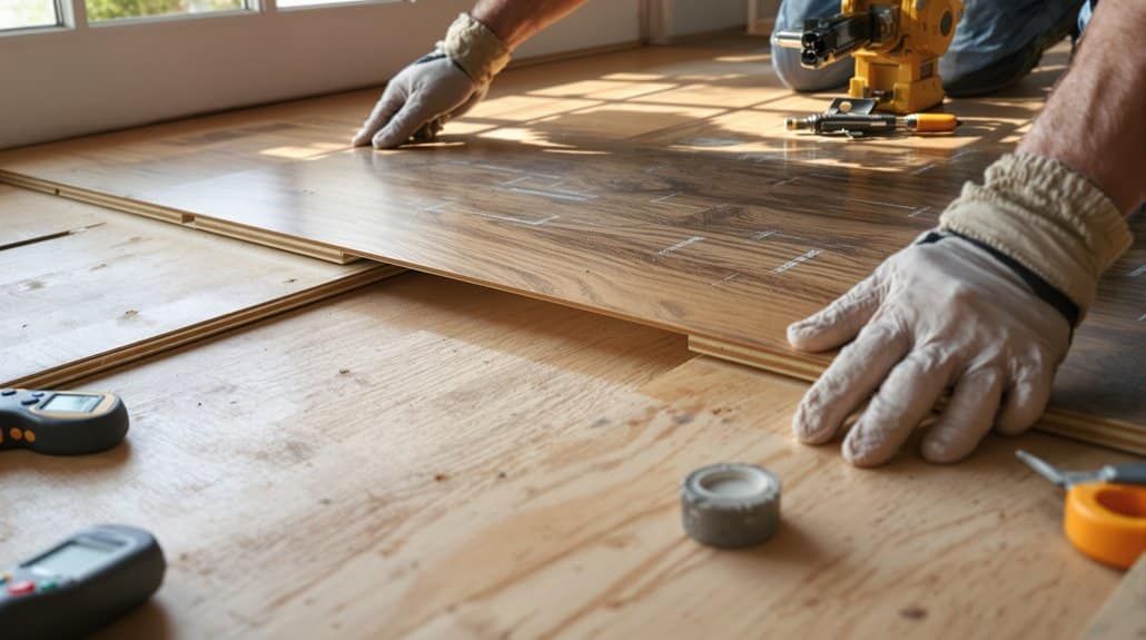 assess subfloor before refinishing
