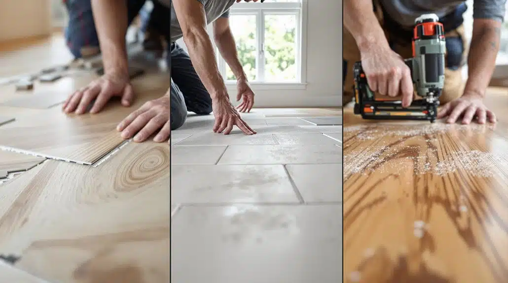 installation speed by material