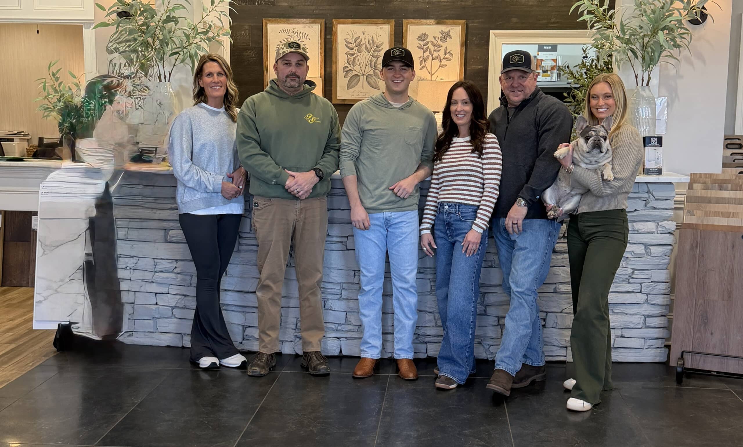 Flooring Specialist family and showroom team