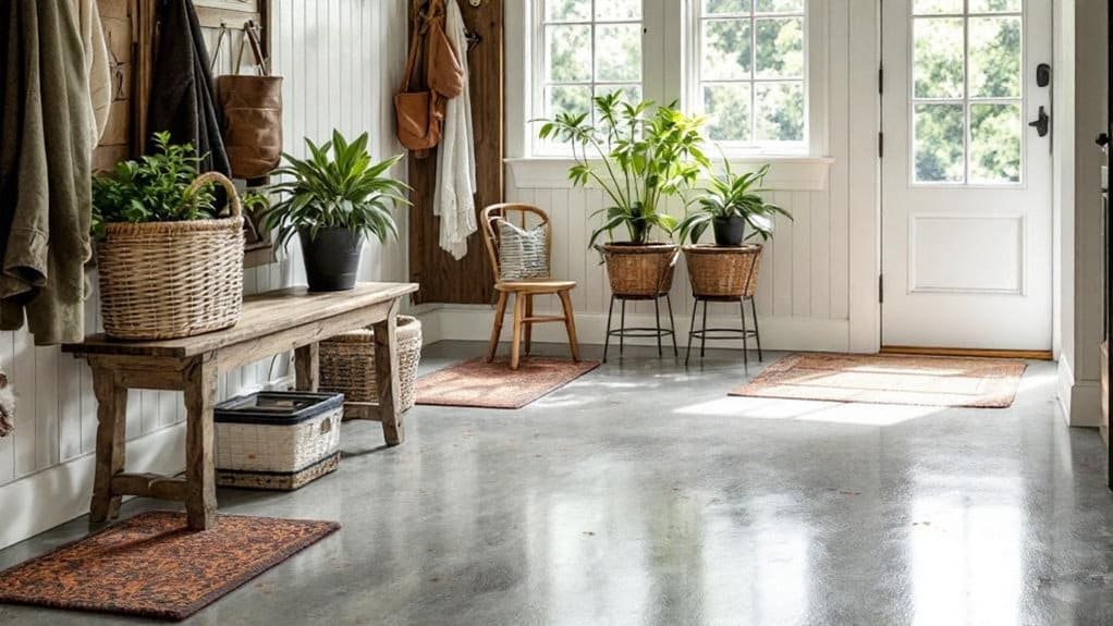 durable low maintenance mudroom flooring