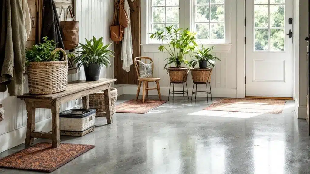durable low maintenance mudroom flooring
