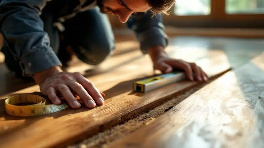 floor slope detection methods