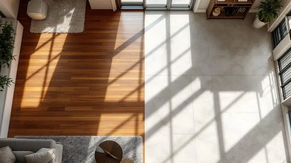 flooring choices by level