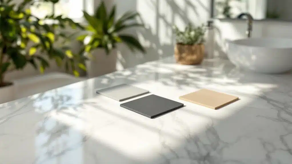 grout color varies drastically