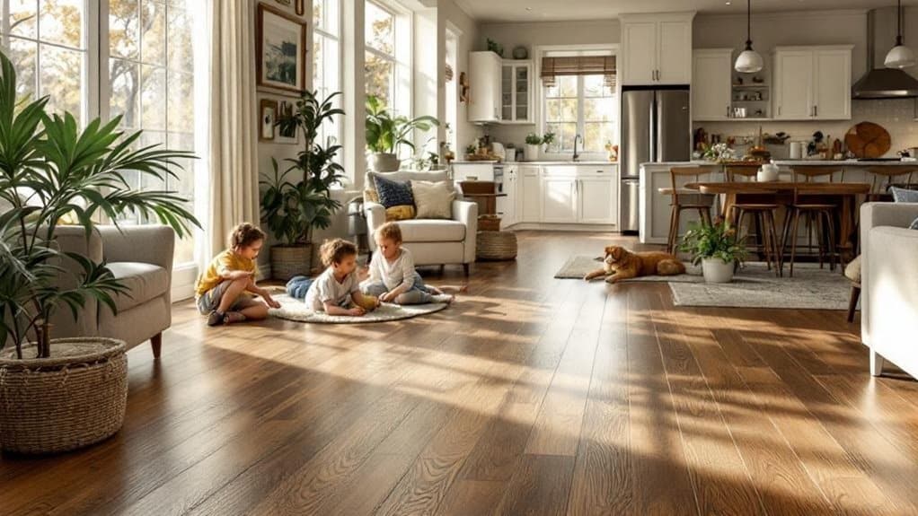 low maintenance family friendly flooring