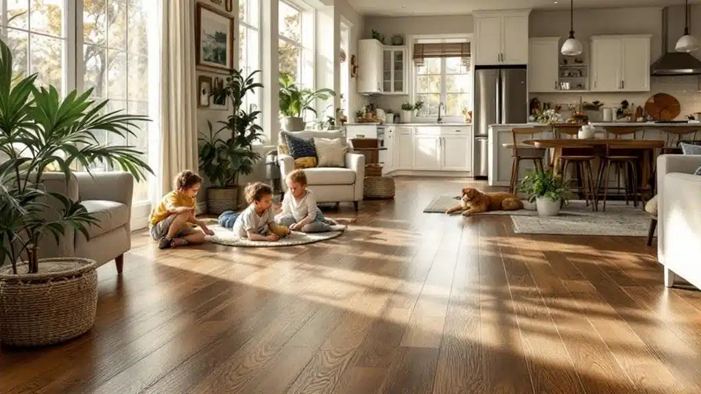 low maintenance family friendly flooring
