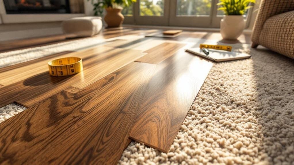 room size impacts flooring costs