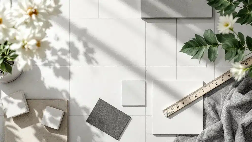 versatile grout color selection