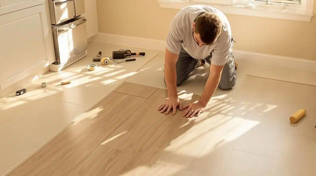 lvp installation over tile
