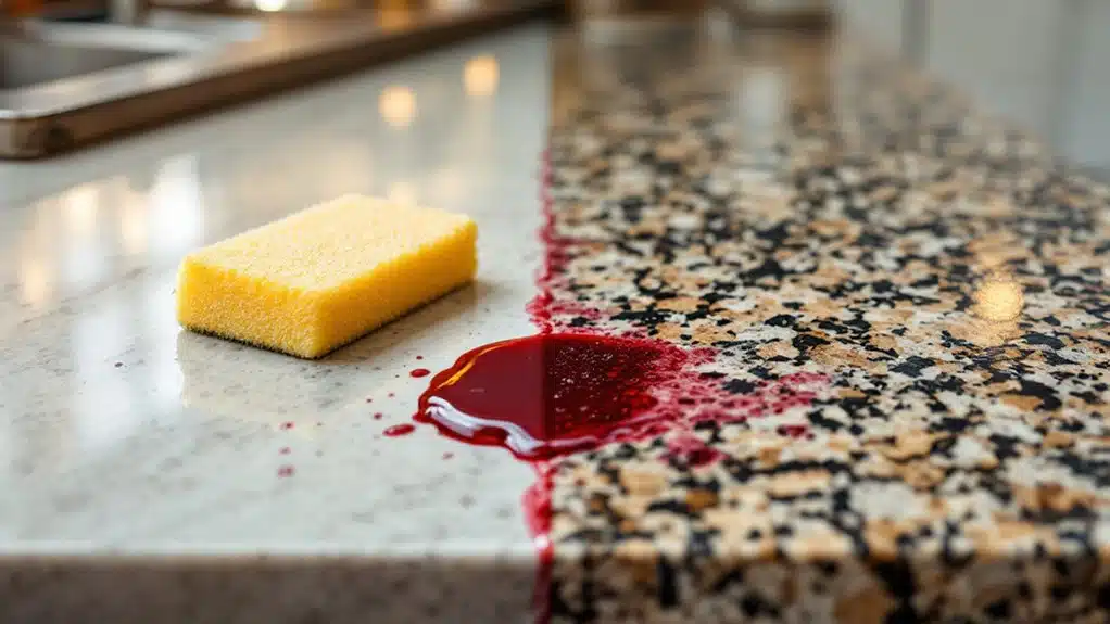 quartz vs granite maintenance differences