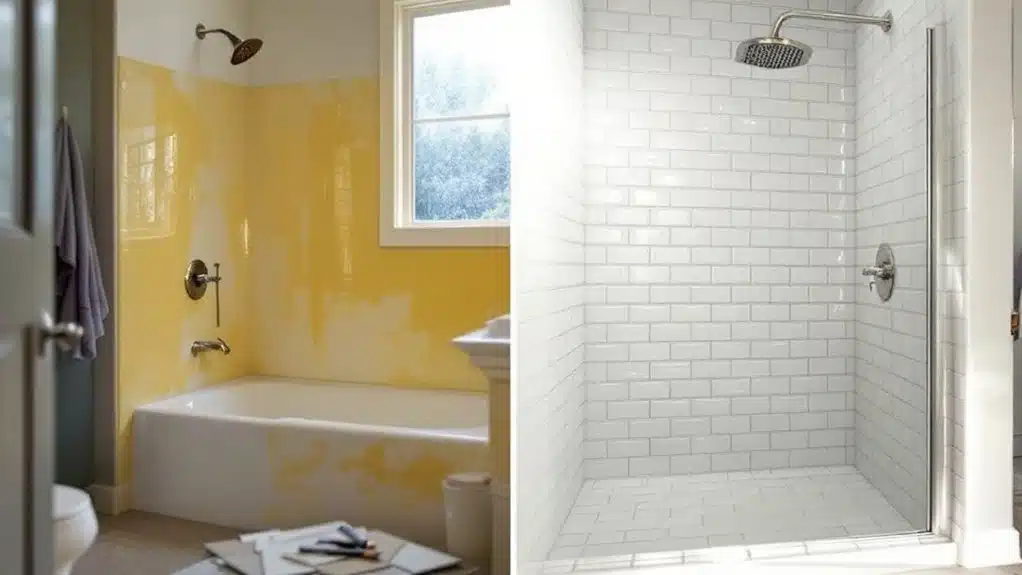 tile vs fiberglass costs
