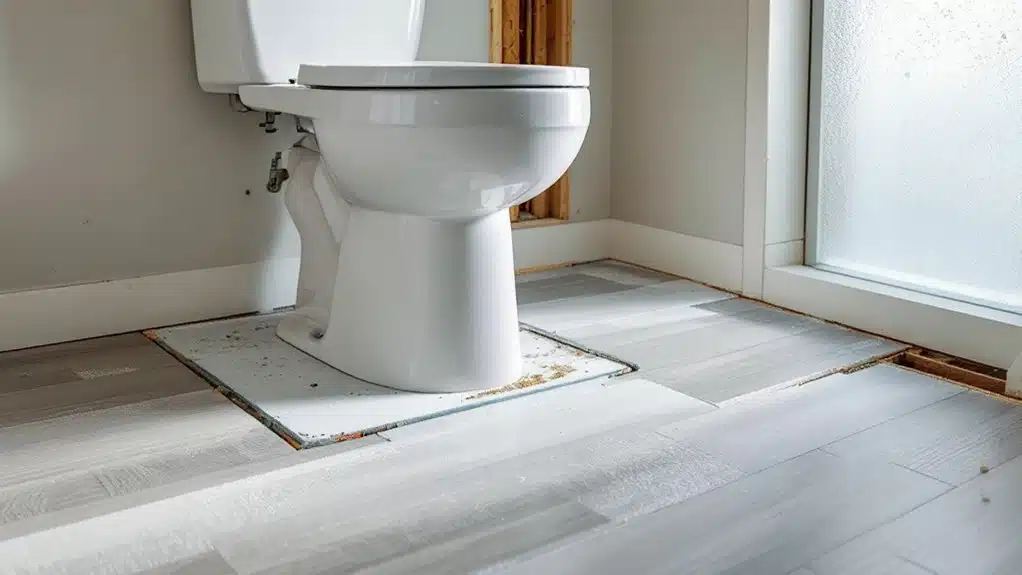 toilet removal enhances lvp