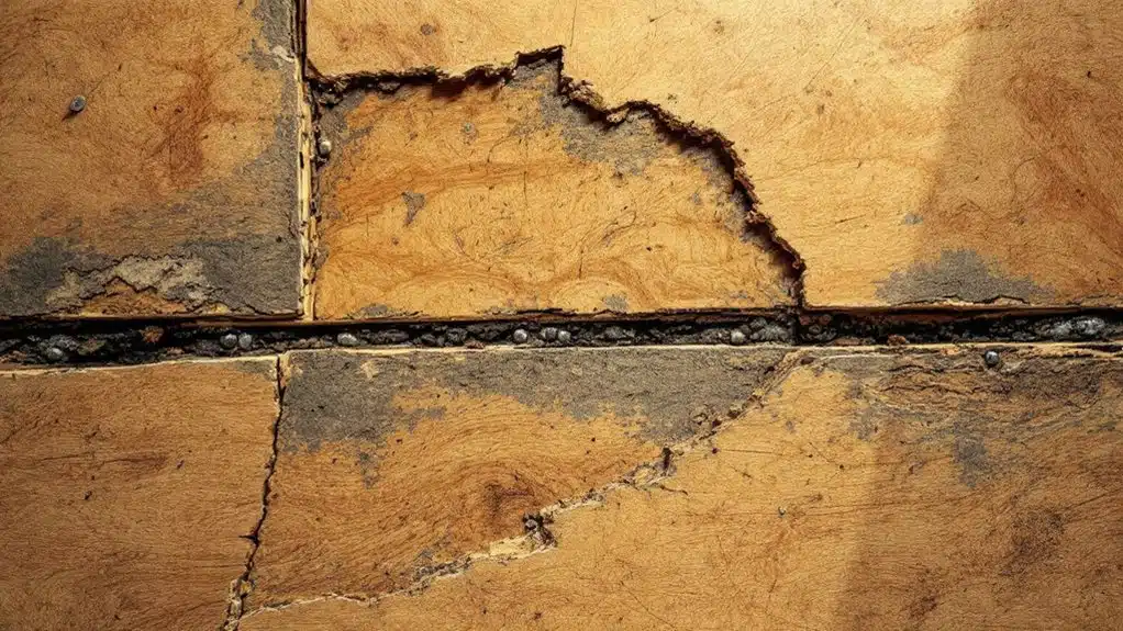 weak subfloor conditions for tile
